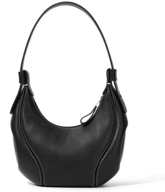 디케이제이디 경량 소가죽 3WAY 호보백 여성 숄더 크로스 데일리 가방