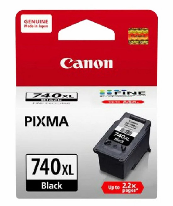 CANON 原廠墨水匣 PG-740XL 適用多款佳能噴墨印表機, 1個, PG-740XL 黑色