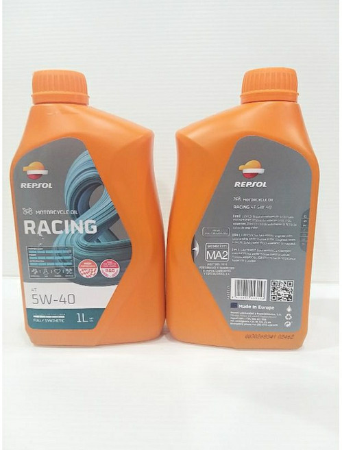 Repsol 機車機油 RACING 10W-40 1L 全合成, 1個, racing 5w40
