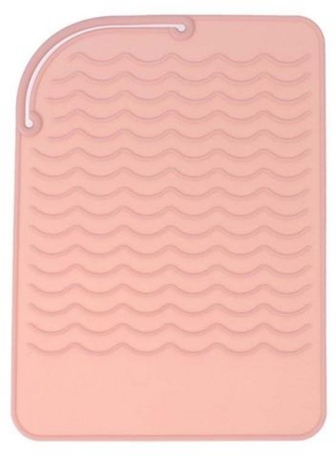 고대기 실리콘 내열 패드 컬링 아이론 헤어 스트레이트너 특수 열 가방 방지 P 전문적인 스타일링 도구, [01] pink