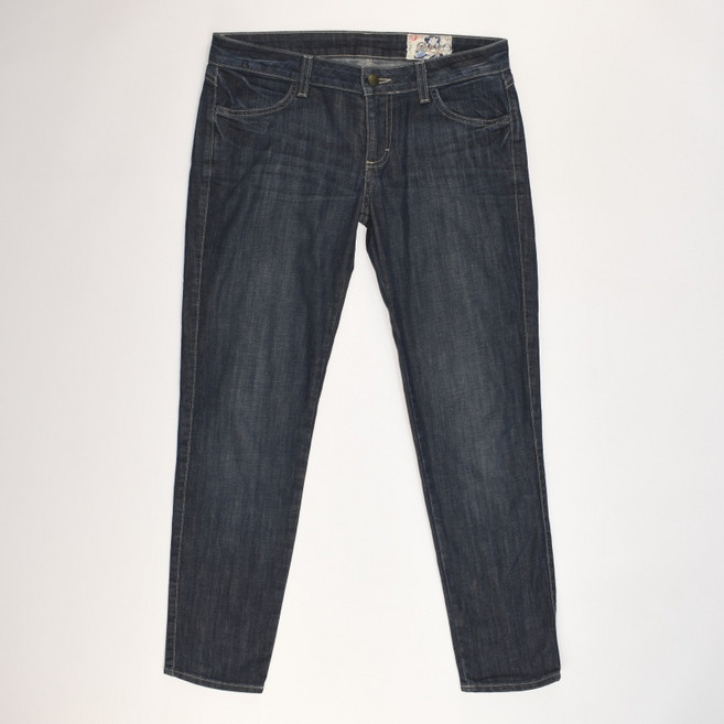 씨위SIWY 인디고블루 면 빈티지워싱 스키니청바지 28 여성 WPJ1530 빈티지테크