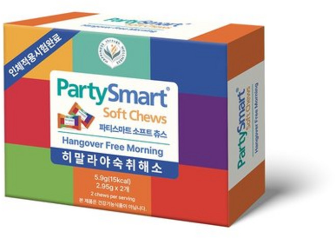 히말라야 숙취해소 파티스마트 베리 2개입 1BOX, 5.9g, 1개
