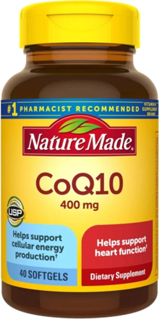 네이처메이드 코엔자임 코큐텐 CoQ10 400mg 40캡슐, 40정, 1개 - 쿠팡