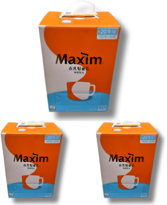 동서맥심슈프림골드 커피믹스, 13.5g, 170개입, 3개