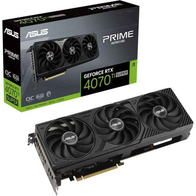 에이수스 더 SFF-레디 프라임 지포스 RTX™ 5070 Ti OC 에디션 16GB GDDR7 그래픽 카드 PCIe 5.0 HDMI/DP 2.1 2.5슬롯 축방향 팬 이중 BI, Prime_RTX4070Ti Super|OC, 1개