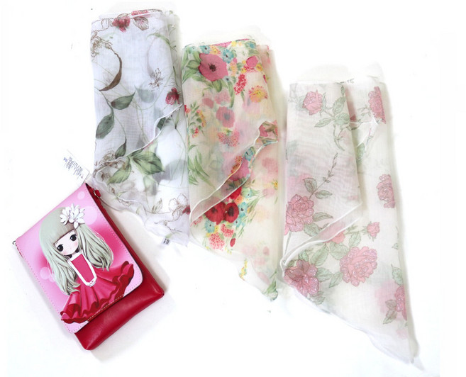 플라워텐셀스카프