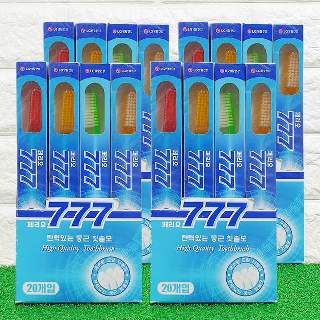 페리오 777 칫솔, 1개입, 80개