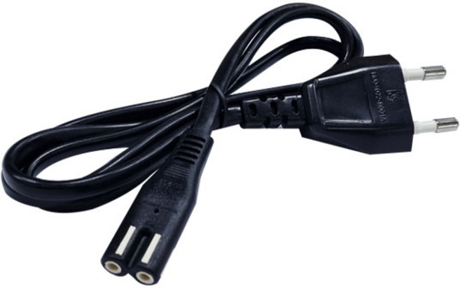 8자코드 전원 케이블 어댑터 AC 파워케이블 1M 블랙 SPC03, 1개