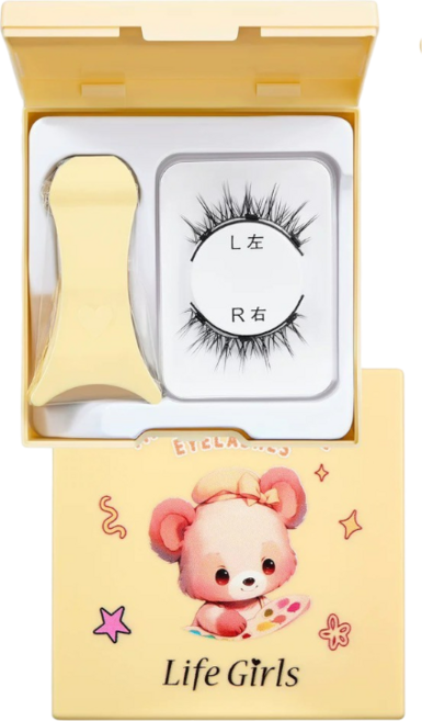 Life Girls 磁吸假睫毛, 1盒, 02上鏡睫