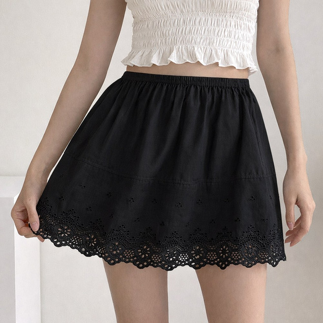 에스랑제이 블라썸 아사면 레이스 속치마 BS16