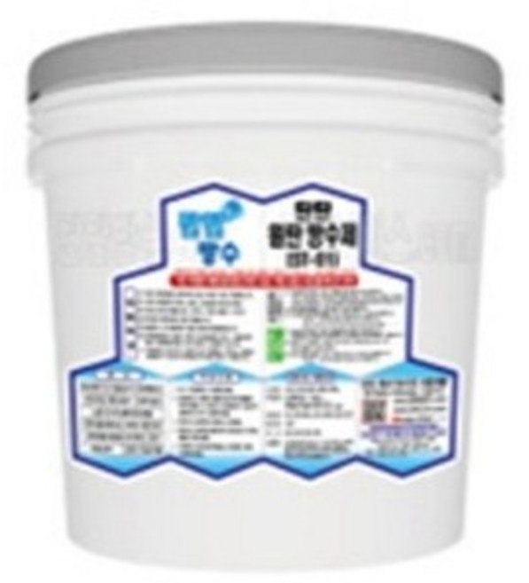 탄탄방수 옥상방수제 ST-01 원탄방수제 4kg 18kg (회색 녹색 백색), 회색(그레이), 1개