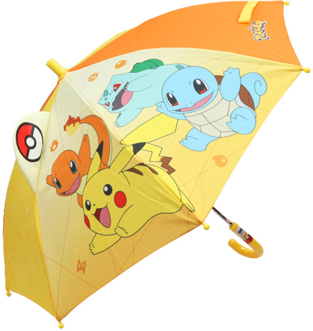 포켓몬스터 47 장우산 투명창 홀로그램 몬스터볼 반자동 우산