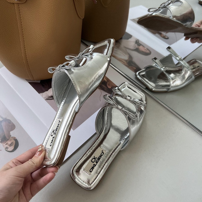 버전2)위클리 리본 여성 슬리퍼