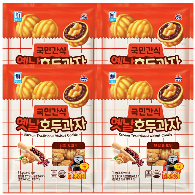 사조대림 옛날 호두과자, 4개, 1kg