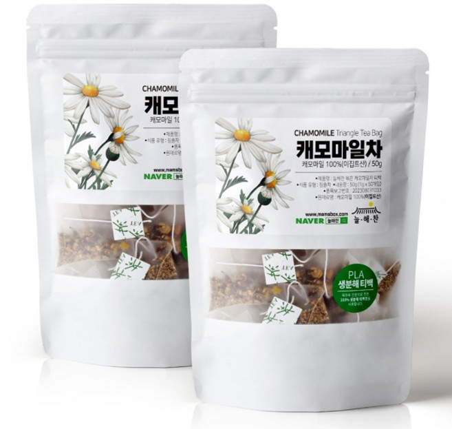 기타 늘해찬 볶은 캐머마일차 카모마일 허브차 100티백, 1g, 100개입, 1개