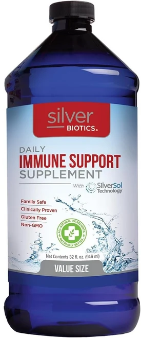 실버솔 실버 테크놀로지 액상 미네랄 보충제 은 성분 함유 데일리 946ml, 4 fl oz (1팩), 1개 - 쿠팡