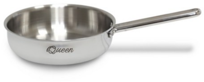 키친아트 퀸 통오중 스텐레스 후라이팬 인덕션 IH, 20cm, 1개