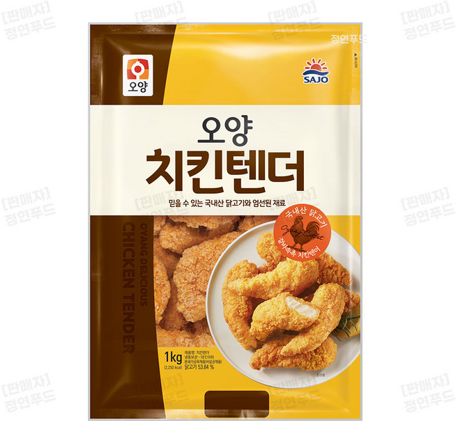 사조오양 치킨텐더, 1kg, 6개
