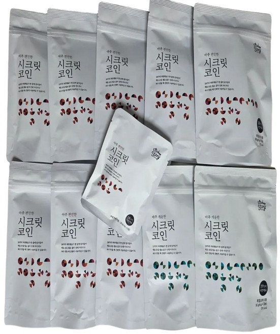 빅마마 이혜정의 시크릿코인 205알 ( 편안한 맛 8팩+개운한맛 2팩+편안한맛 추가5알), 80g, 10개