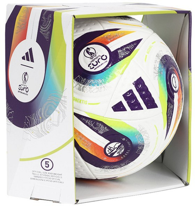 아디다스 스위스 우먼스 유로 2025 PRO 공인구 코넥티스 (JH1261), JH1261, 1개