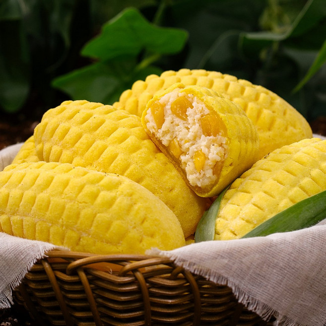 (떡DC몰) 옥수수빵 진짜옥수수알과크림치즈가들어있는빵 인기짱~~(70g 15알) 에어프라이어 간편조리 어린이간식, 1박스, 1.05kg