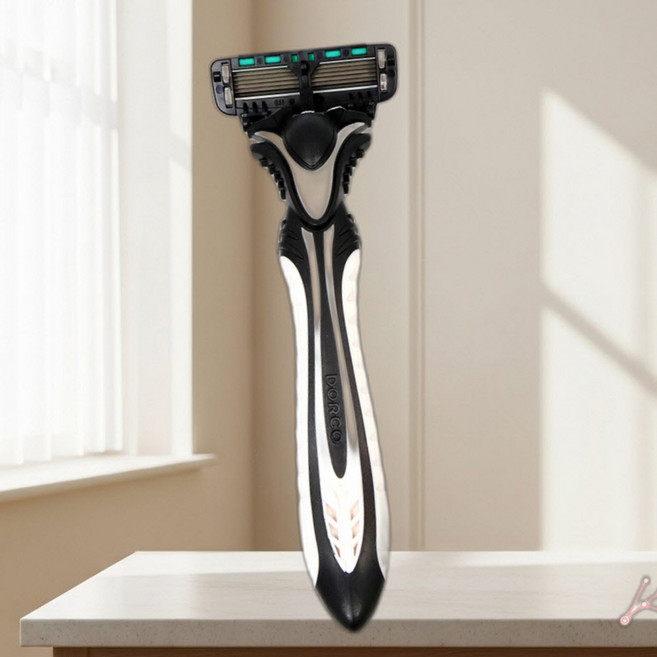 도루코 페이스6 6중날 일회용 면도기 윤활밴드 SX A100 10개