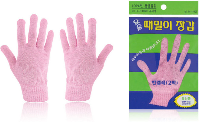 6위 - 정준산업 때장갑(정품) 때타올 때수건 요술때장갑 목욕장갑 때푸치노 때르메스, 1개, 2매입, 손가락 때장갑 
