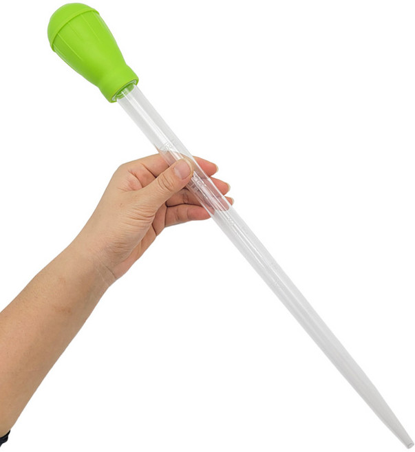 물멍 프리미엄 왕 스포이드 45cm 50ml 수족관 어항 아쿠아리움 대용량 긴 스포이드 그린 초록, 1개