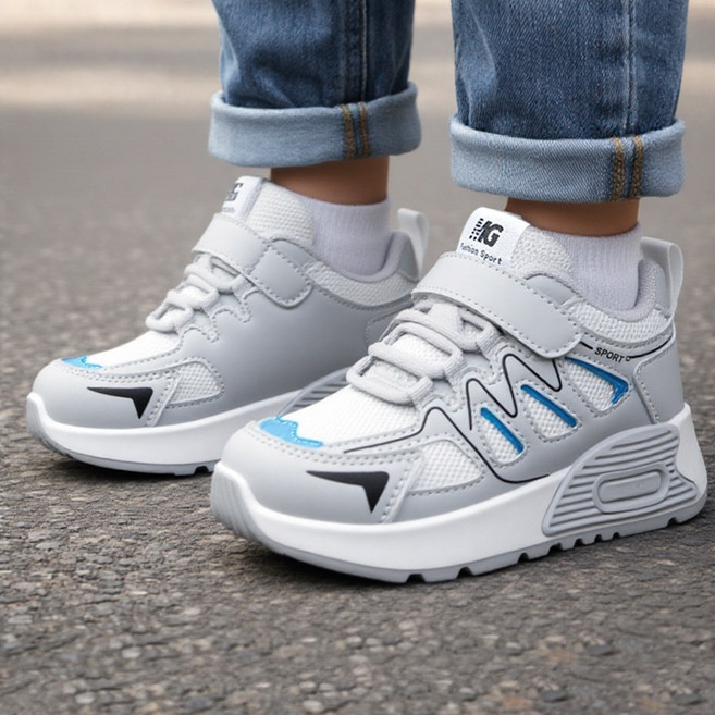 바이시유 키즈운동화 아동 발편한 주니어 신발 남아 여아 운동화 스니커즈 팡팡