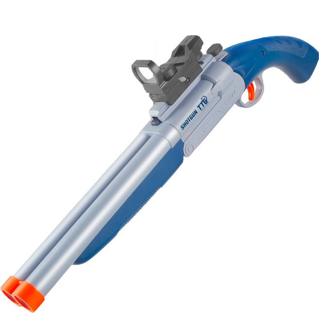 TTG 더블 배럴 샷건 블라스터 장난감총, 1개