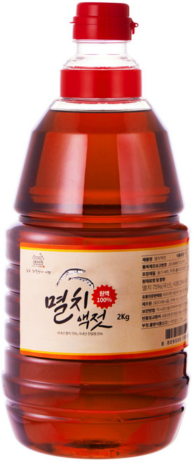 최아미 토굴숙성 원액 100% 프리미엄 국산 멸치액젓, 2L, 1개