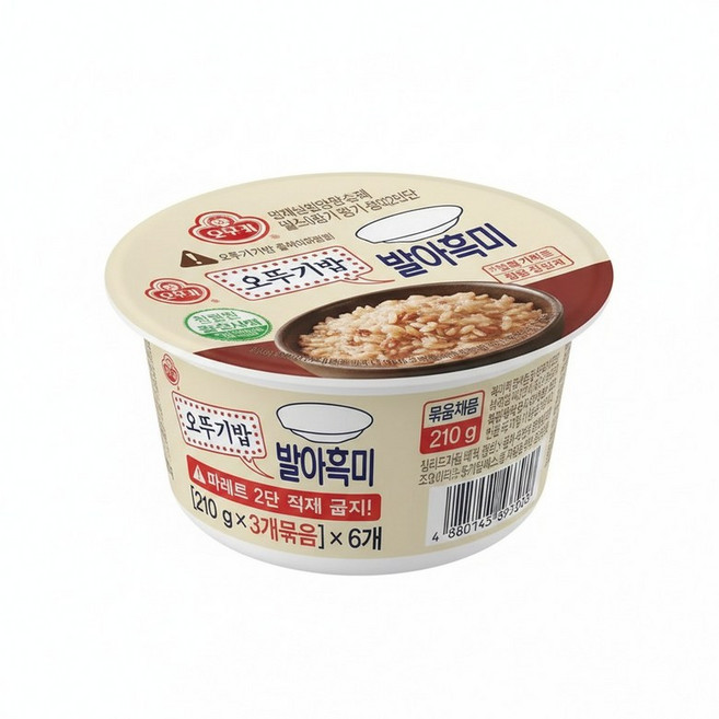 오뚜기 오뚜기밥 발아흑미210g x 18개 코스트코 마켓송지2602, 210g