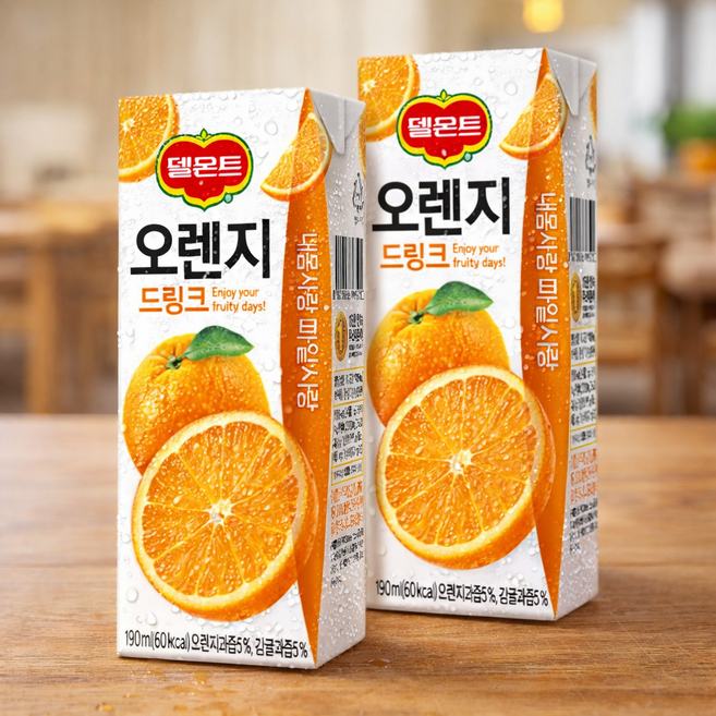 델몬트 오렌지 드링크, 32세트, 190ml