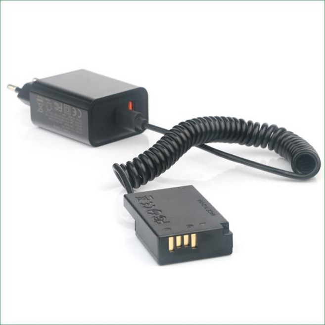 호환 DR-E18 DC 커플러 LP-E17 더미 배터리 USB-C C타입 케이블 캐논 카메라용 EOS R100 R8 R50 RP 200D 77, 1개