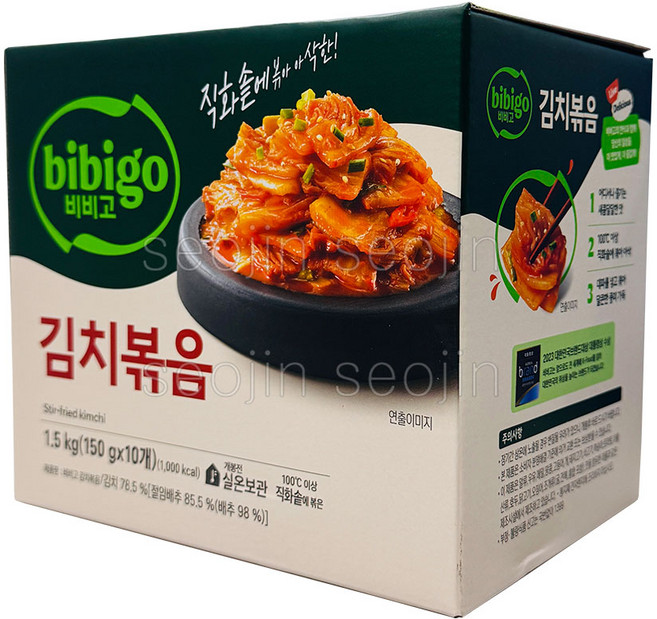 비비고 김치볶음 150g X 10개입 코스트코 캠핑 자취용, 1.5kg, 1개