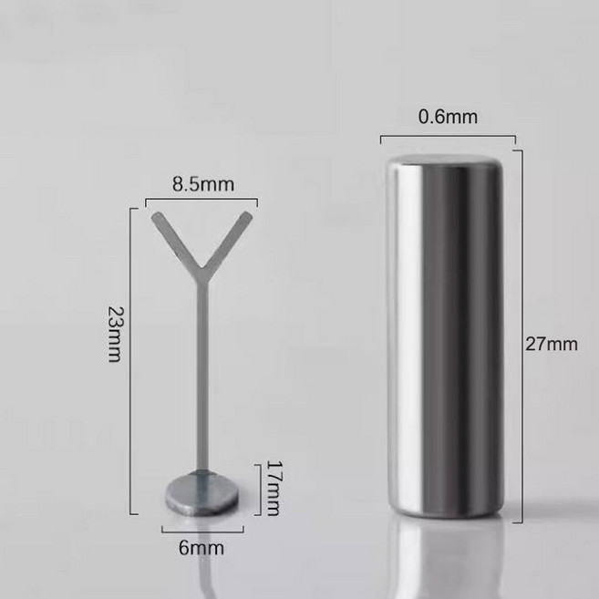 IN 러브 캣아이 네일 마그넷 3D 하트 글라스 비즈 서펜타인 네일 아트 마그네틱 DIY 폴리싱 마그네틱 도구, 2pcs 6