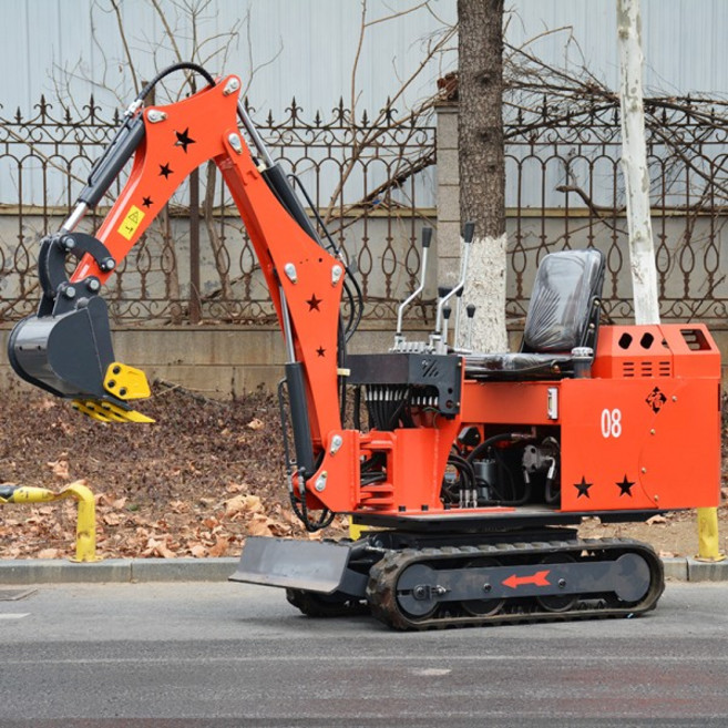 고 소형 유압 크롤러 굴삭기 0.8톤 과수원 농장 트렌처 맞춤형 1000kg 미니, 01 08, 01 800kg