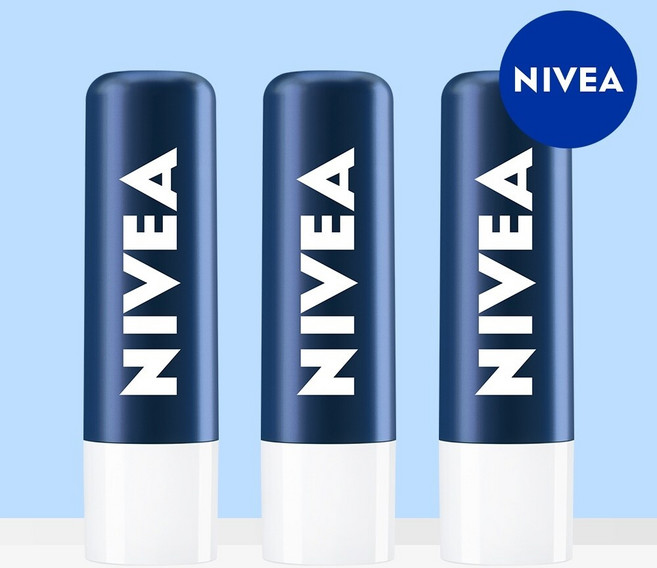 니베아 립케어 맨 액티브 케어 4.8g 3개, 무색