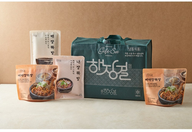 해장결 3종 선물세트 뼈해장뚝탕 해장뚝탕 내장뚝탕 뼈다귀해장국 양평해장국 소내장탕, 옵션 1, 1개
