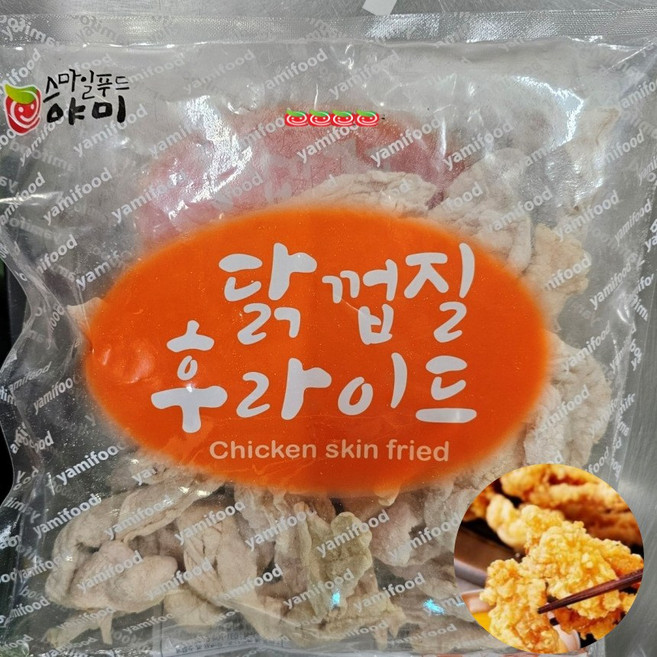 야미푸드 닭껍질후라이드 0.5kg, 3개, 500g
