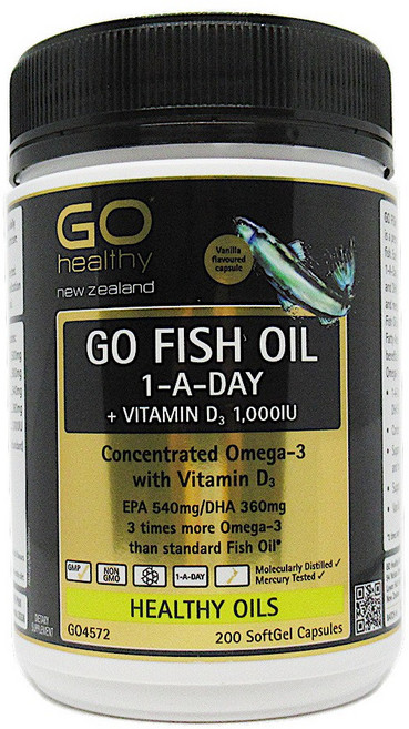 고헬씨 뉴질랜드 오메가3 1500mg 200캡슐 EPA DHA 900mg OMEGA3 비타민 피쉬 오일, 200정, 1개