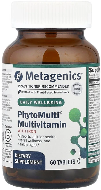 아이허브 메타제닉스 PhytoMulti 철분 함유 60정, 1개 - 쿠팡