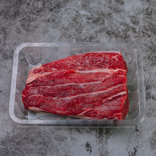 (냉장/암소)명품한우금오 1등급 암소 한우 사태 300g 미절단 덩어리, 1개