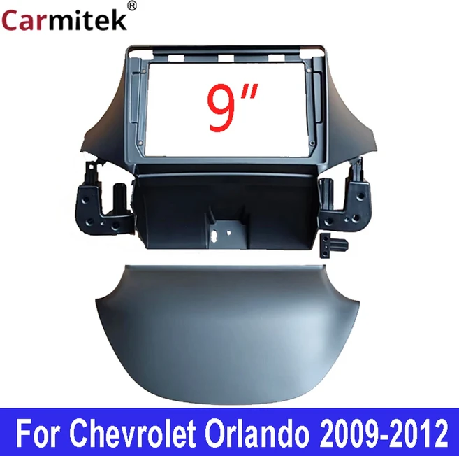 Carmitek 쉐보레 올랜도 2009 안드로이드 멀티미디어 플레이어 프레임 9 인치 자동 라디오 페시아 2 Din, 02 frame, 01 빠른