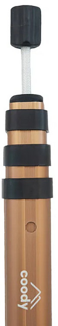 Coody 硬鋁合金伸縮營柱(金色), 1個