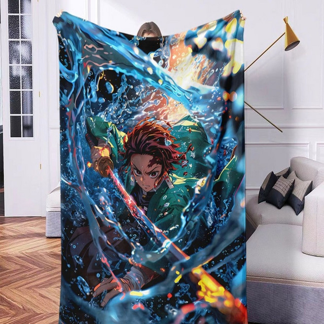 귀칼 극세사 담요 (소프트)