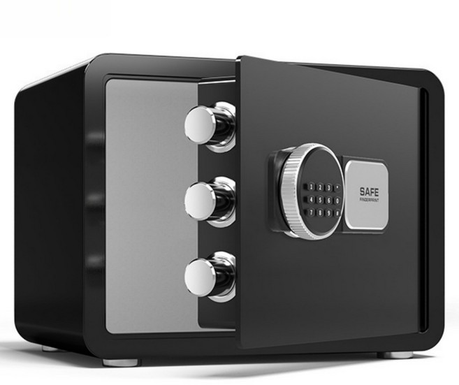 GAPINO 고급형 디지털 키패드 금고 가정용 미니금고 사무실금고, 블랙