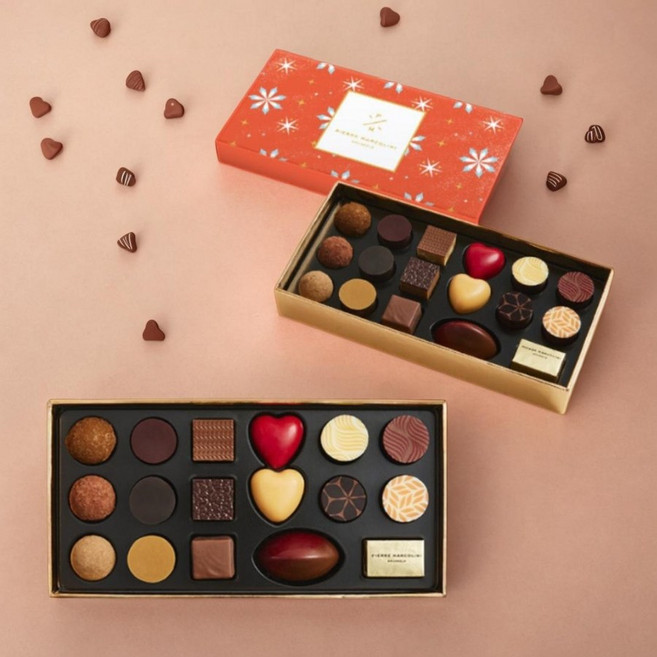 프랑스 피에르마르콜리니 플루미에 데쿠베르트 초콜릿 믹스 17개입 x2박스 초콜렛, 123g, 2박스