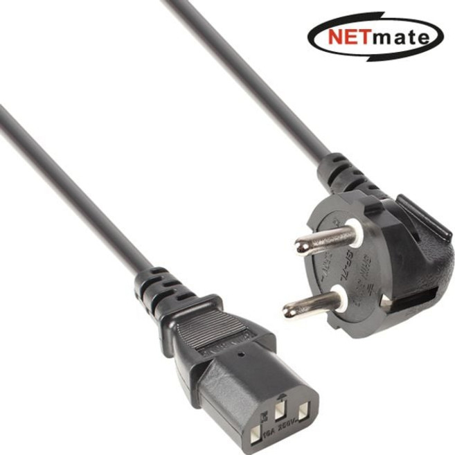 220V 전용 3구 AC 파워 케이블 10M, 1개