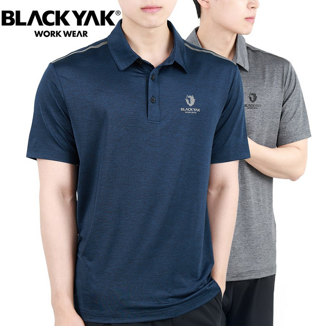 블랙야크 냉감 반팔 카라티셔츠